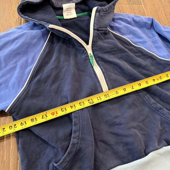 Offline by Aerie Throwback Colorblock 1/4 zip hoodie sweatshirt large - Picture 5 of 6